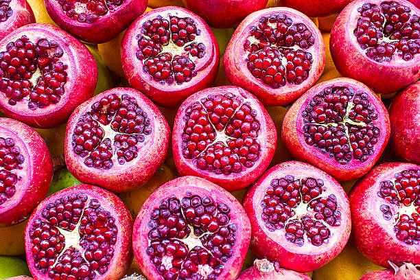 Pomegranate Close up image of pomegranate hand grenade photos stock pictures, royalty-free photos & images