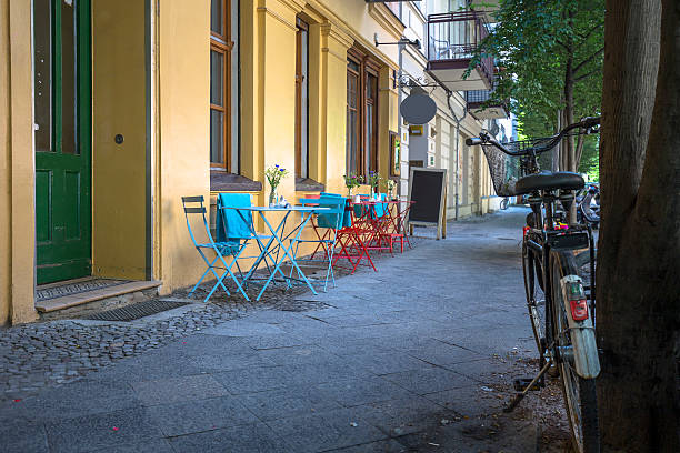 Street cafe in Berlin, Germany