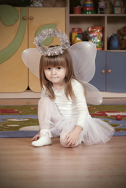 istock Tree-year girl playing and learning in preschool 497964108