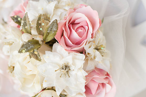istock Pink Rose Wedding flowers 497967120