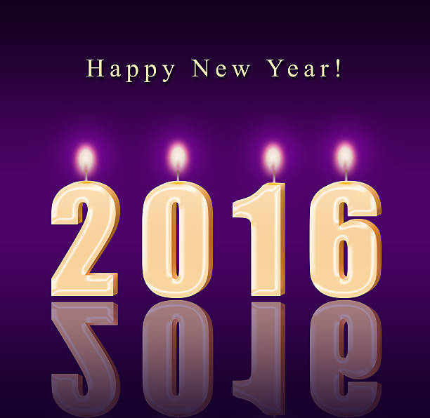 istock Candles happy new year 2016 497968614