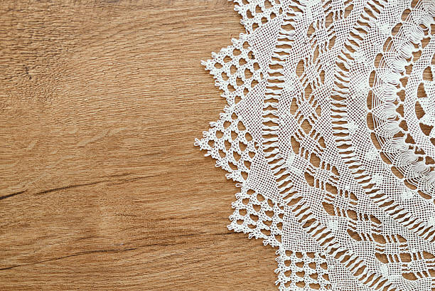 istock lace on the wooden background 497969158