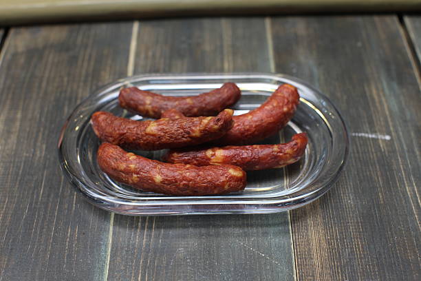 dry und wurst - saussage stock-fotos und bilder