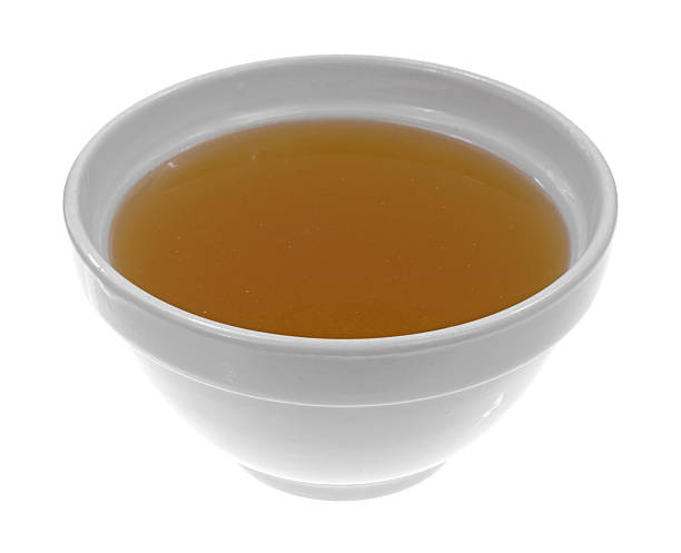 istock Bowl of clear chicken broth 497976497