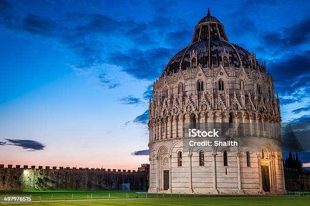 Ancient Cathedral In Pisa At Sunset Stock Photo - Download Image Now - Ancient, Arch - Architectural Feature, Architecture