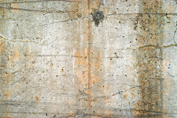 istock Exterior old poured concrete wall 497976527