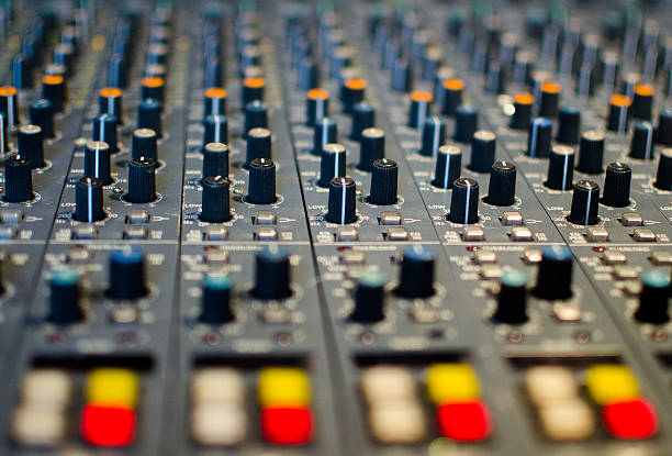 istock Sound mixer pult close up 497976827