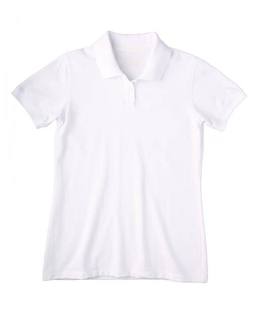 istock White polo t-shirt isolated 497980043