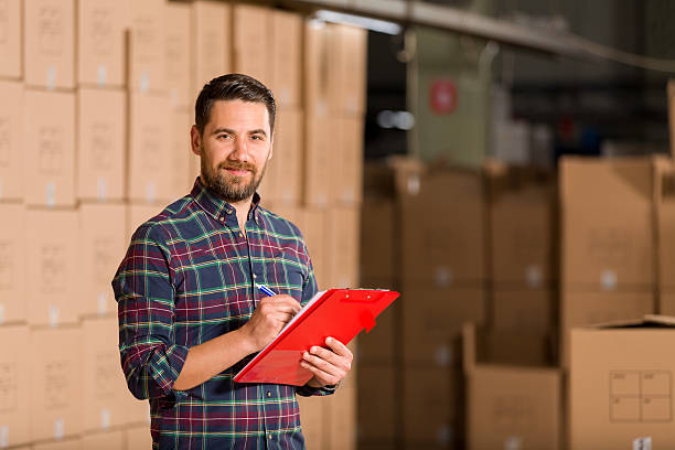 istock Young Businessman in Factory 497981184