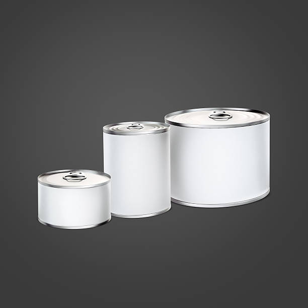 istock White bank for food on black background 497981974