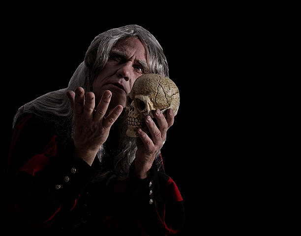 istock Man in Hamlet costume 497983548