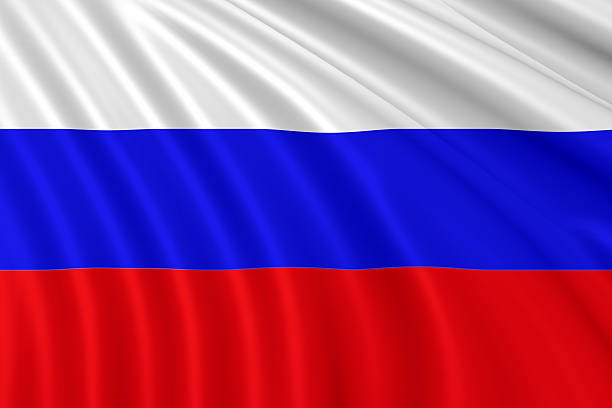 istock Russia waving flag 3d 497983644