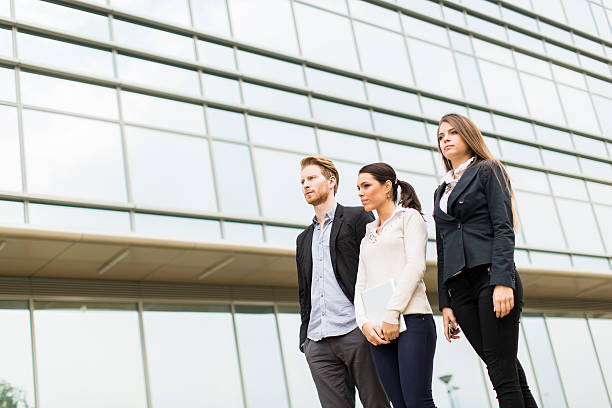 istock Young business people outdoors 497984384