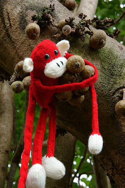 istock knitted monkey, symbol 2016, year of the monkey 497986356