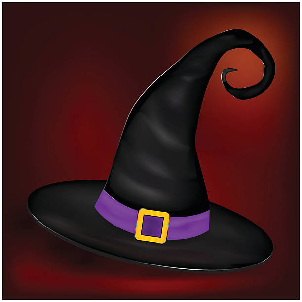 istock Vector picture of Halloween realistic witches hat. Illustration 497986418