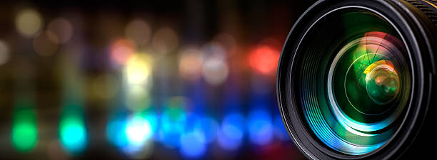 lente de câmara - camera lens photography digitally generated image imagens e fotografias de stock