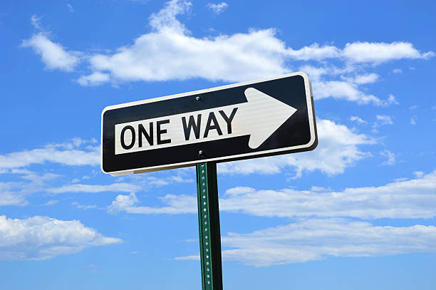 istock One Way Traffic Signs blue Sky Clouds 497987316