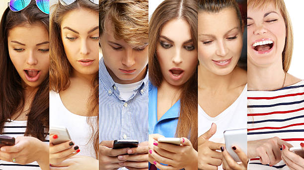 istock People sending sms with their phones 497987750