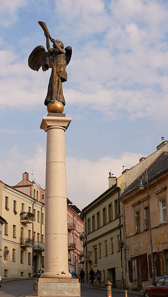 istock Angel of Uzupis in Vilnius 497992148