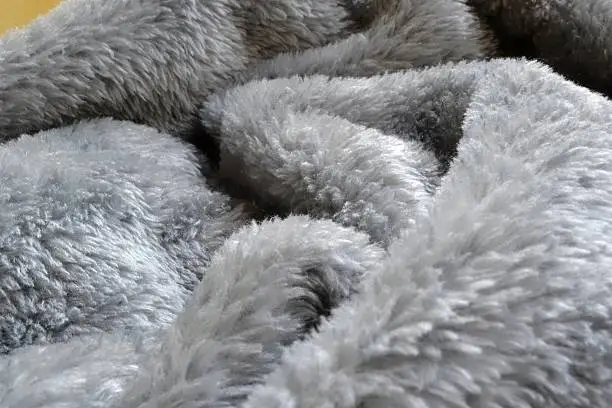 gray cuddle blanket