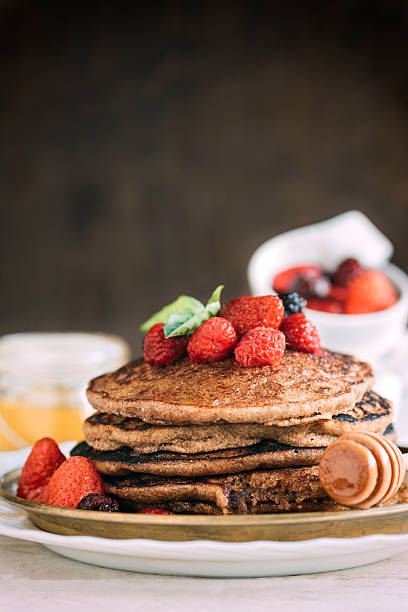 istock Buckwheat pancakeswith honey 497992520