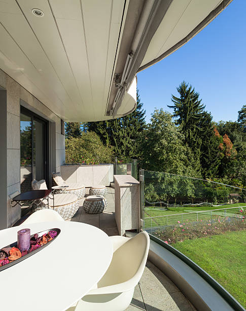 istock balcony of a modern house 497992760