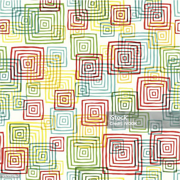 Squares Seamless Pattern Stock Illustration - Download Image Now - Abstract, Art, Art And Craft