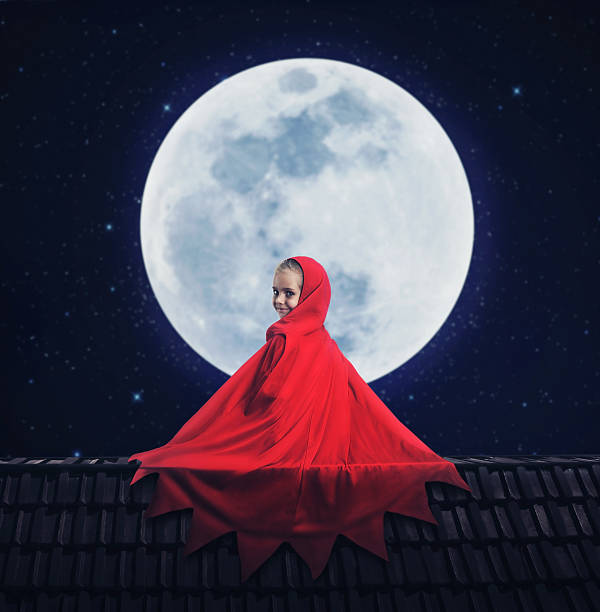 istock Little girl in a red gown 497994918