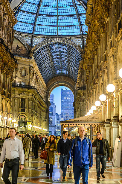 Louis Vuitton Store In Galleria Vittorio Emanuele Ii In Milan Stock Photo -  Download Image Now - iStock