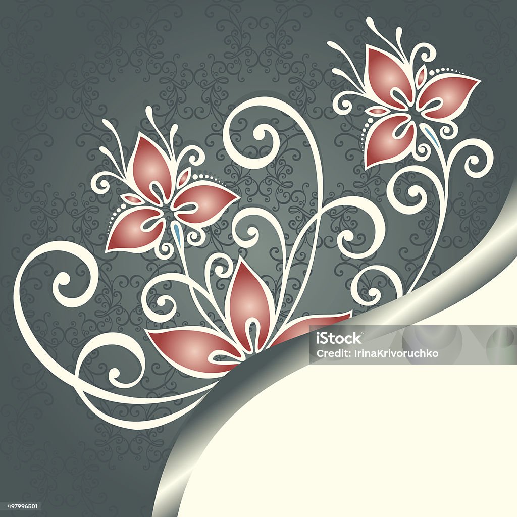 Wektor kolorowy kwiatowy tło. Ręcznie rysowane Tekstura - Grafika wektorowa royalty-free (Abstrakcja)