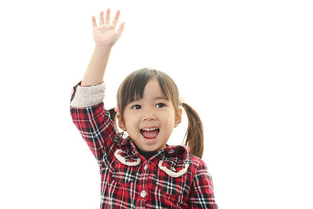 istock Cute little Asian girl smiling 497996537