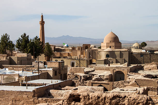 istock Panorama of desert town Naein 497996815