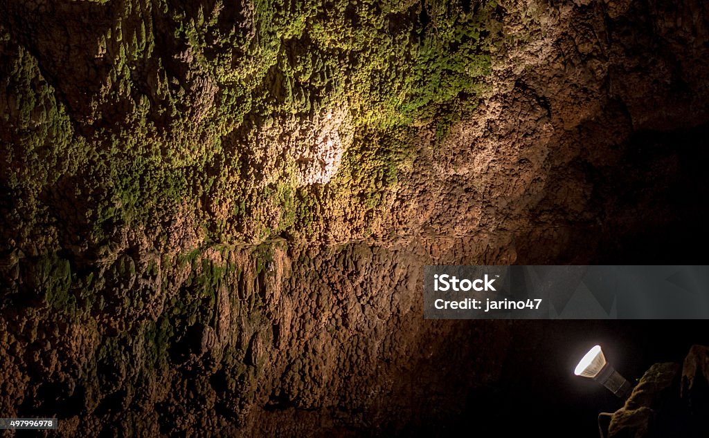 Cave under Bojnice castle, Slovakia 2015 Stock Photo