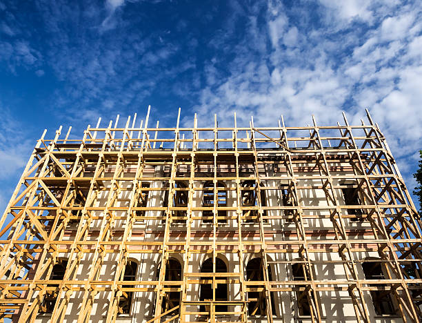 istock Scaffolding on a construction site of an old building Istanbul 497998459