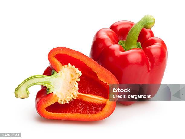 Bell Peppers Stock Photo - Download Image Now - Bell Pepper, Red Bell Pepper, Cut Out