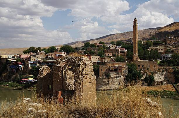 geral uma vista de hasankeyf - hasankeyf - fotografias e filmes do acervo