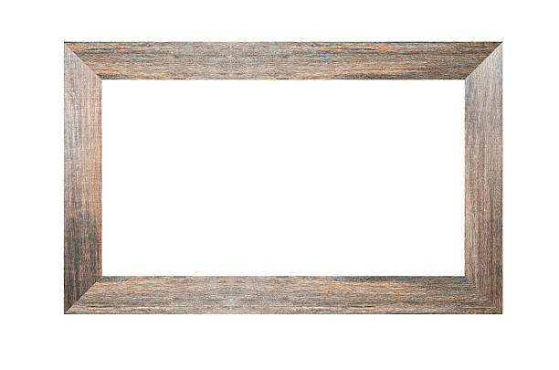 istock Wooden photo frames isolated. 498013167