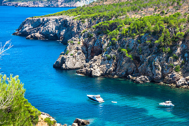 istock Ibiza Punta de Xarraca turquoise beach paradise in Balearic Isla 498013405