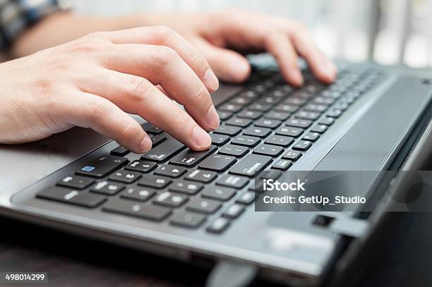 Hands On Keyboard Stock Photo - Download Image Now - Adult, Asking, Backgrounds