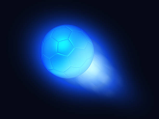 istock Abstract soccer ball in flight 498015101