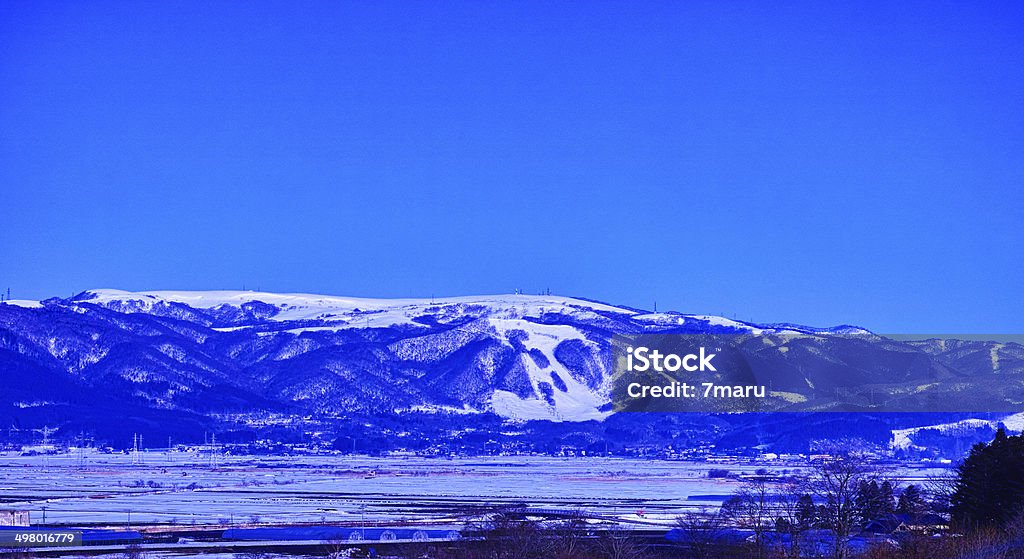 Hakodate Niyama plateau area sciistica - Foto stock royalty-free di Altopiano