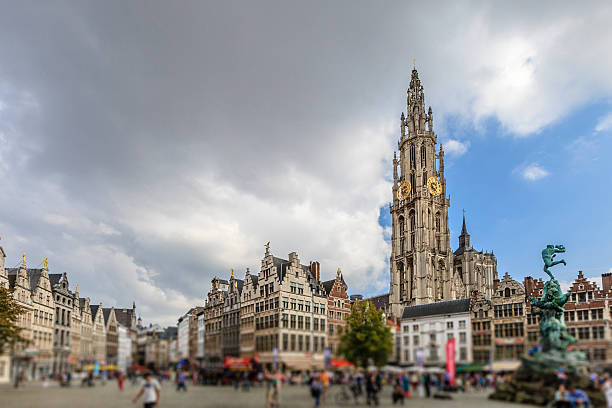 istock Antwerp, the Grote Markt - Belgium 498018782