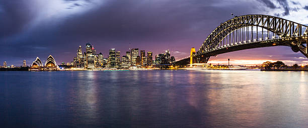 istock Cityscape of Sydney Downtown and Harbor Bridge 498020458
