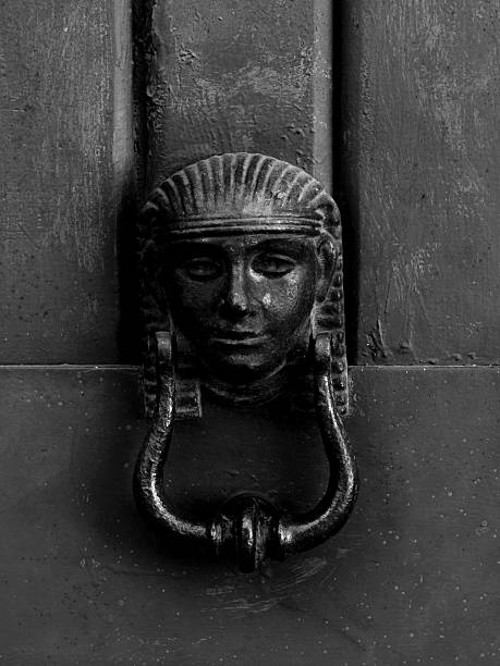 istock Egyptian symbol door handle 498022288