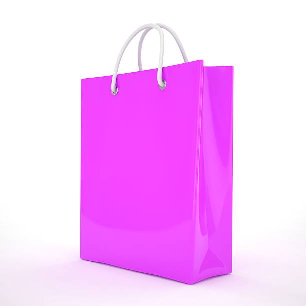 istock Paper Shopping Bag isolated on white background 498024784