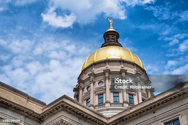 Goldene Kuppel Des Georgia Capitol In Atlanta Stockfoto und mehr Bilder von Georgia - Georgia, Atlanta, Kapitol - Lokales Regierungsgebäude