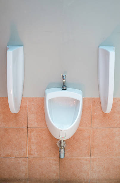 istock urinal in public toilet room - Men lavatory 498029477