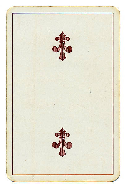 istock vintage playing card with two cross 498030061