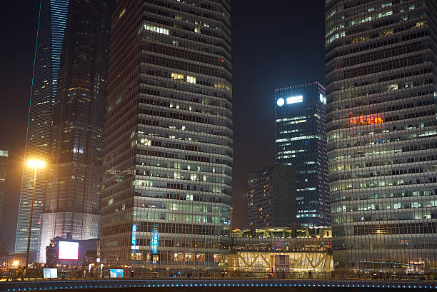 Business architecture skyscrapers shanghai