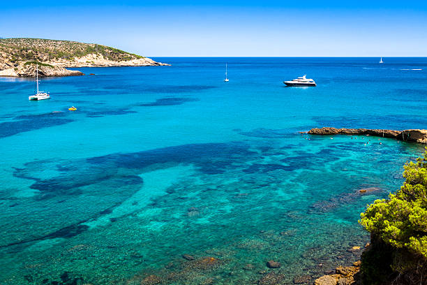 san miguel em ibiza, ilhas baleares, espanha - illetes - fotografias e filmes do acervo